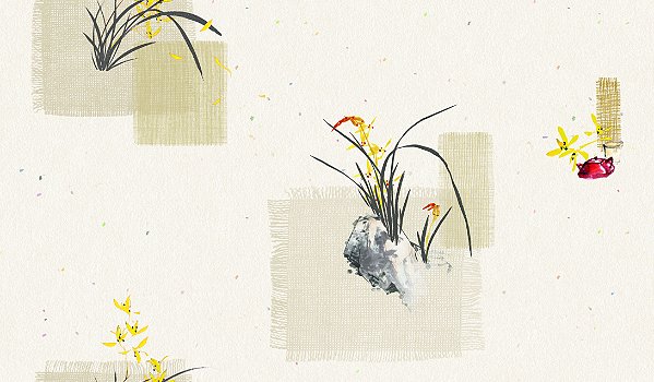 Papel de parede Iris 6605-2