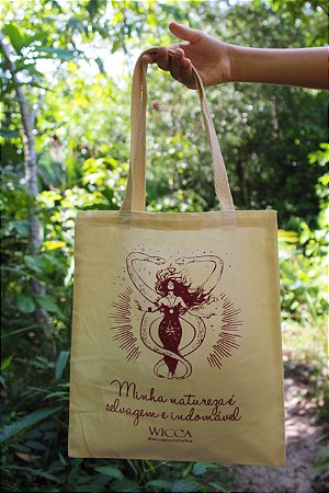 Ecobag da Coleção "Somos Deusas", estampa 4.  30x35cm com alça resistente de algodão trançado 20mm.