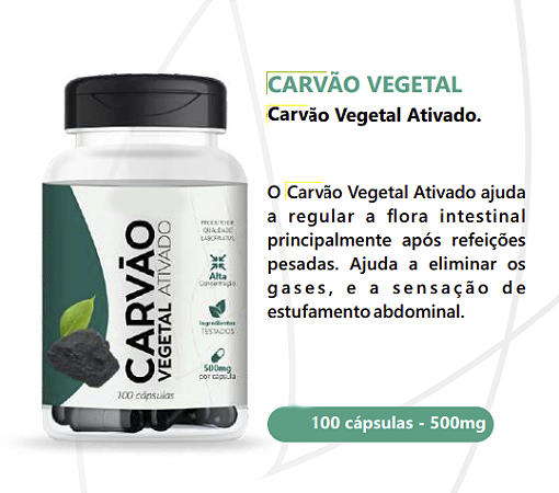 Carvão Vegetal Ativado