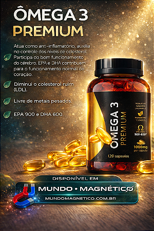 Ômega 3 (Livre de metais pesados)