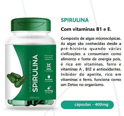 Spirulina (60 capsulas)