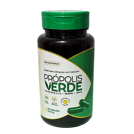 Própolis Verde (Cápsulas) + Vitaminas e minerais
