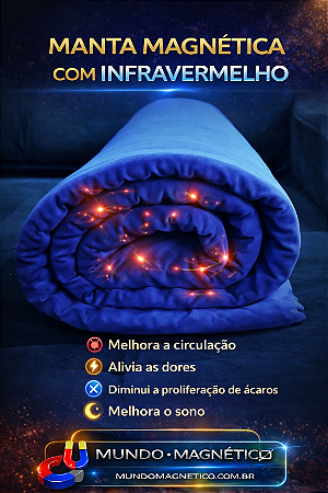 MANTA MAGNÉTICA (Colchonete magnético tamanho solteiro)