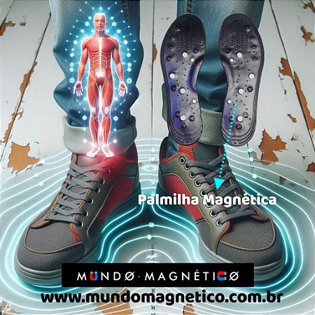 Palmilha Magnética (Seus pés e pernas mais saudáveis)