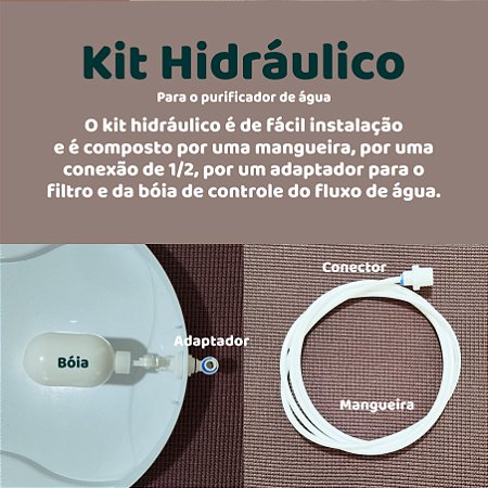 Kit Hidráulico para o filtro