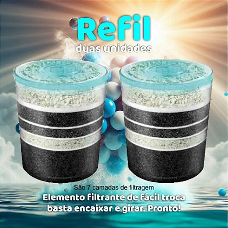 Refil para filtro (kit com duas unidades)