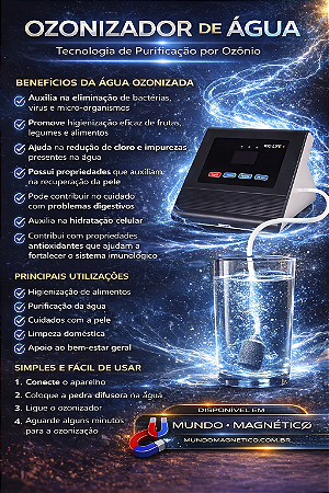 APARELHO DE OZONIO DOMICILIAR (OZONIOTERAPIA EM CASA)