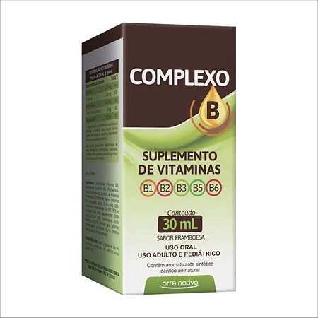Complexo B (Vitaminas do complexo B) - GOTAS