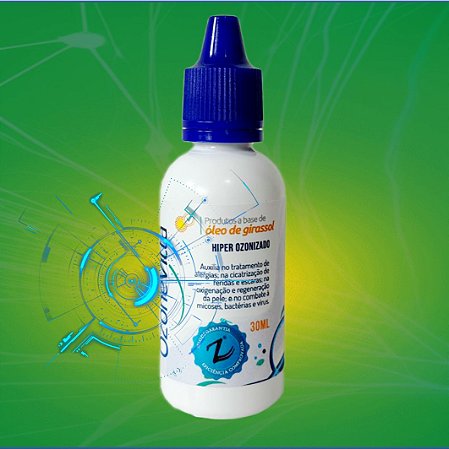 Óleo Ozonizado 30 ml - ALTA CONCENTRAÇÃO