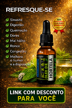 ST Óleo Essencial de Hortelã NUTRATOP