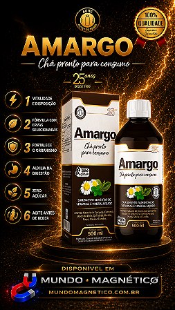 Amargo - 500ml (Detox e digestivo)