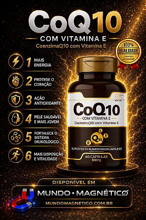 Coenzima Q10 com Vitamina E