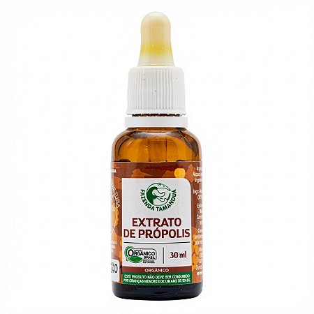 EXTRATO DE PRÓPOLIS ORGÂNICO (30% - alta concentração)
