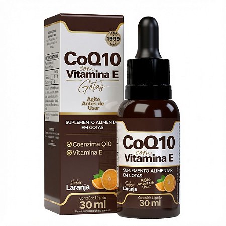 CoQ10 com vitaminas - Gotas - melhor absorção