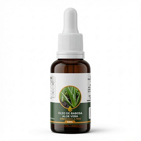 Óleo de Aloe Vera (Babosa) Prensado a Frio – 30 ml
