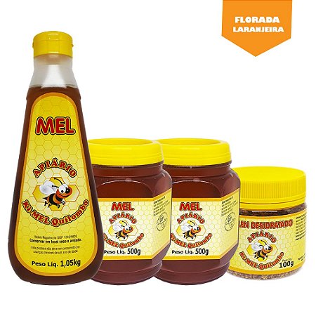 Combo Suplementação Diária - Mel Puro Laranjeira e Polén