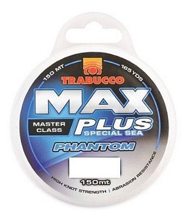 LINHA MONOFILAMENTO TRABUCCO MAX PLUS PHANTOM 150m
