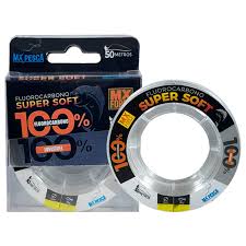 LINHA MX PESCA FLUOROCARBONO SUPER SOFT LEADER 100% (Líder) 50m