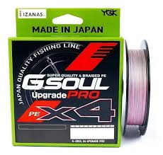 LINHA JAPONESA MULTI YGK G-SOUL UPGRADE PRO X4 300m