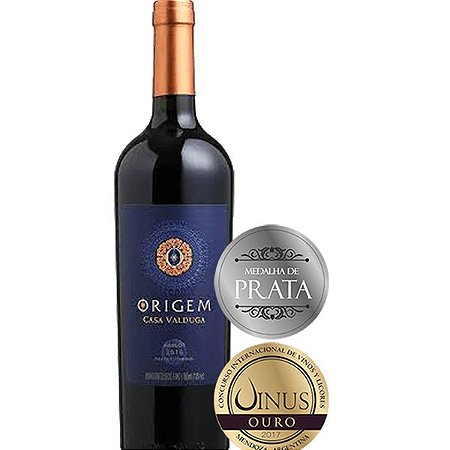 Vinho Brasileiro Tinto Seco Origem Merlot 2019 Casa Valduga 750ml