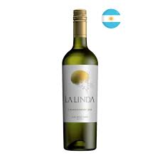 Vinho Argentino Branco Seco La Linda Chardonnay Mendoza Garrafa 750ml