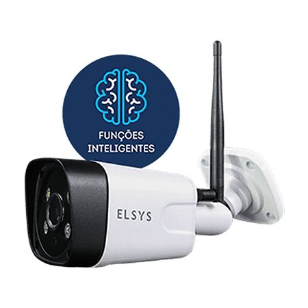 Camera Elsys Wifi Full HD Rot Externa c/ Sensor Movimento - ESC-WB3F