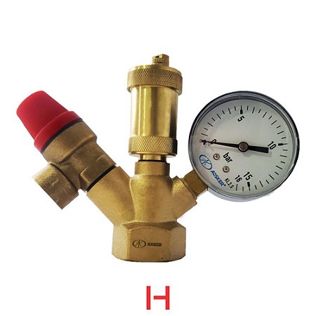 VALVULA SEGURANCA MONTADA 1 4BAR ASK