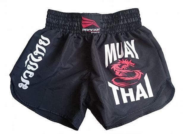 Short Muay Thai feminino fosco