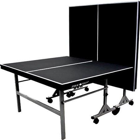 Mesa Ping Pong Tênis de Mesa Modelo Tipo Butterfly Champion Black & Gray - 25 mm Oficial