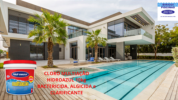 CLORO MULTIACAO 10KG - HIDROAZUL