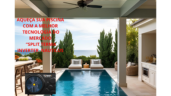 TROCADOR DE CALOR TERMA INVERTER 2 SPLIT WIFI  220v NAUTILUS