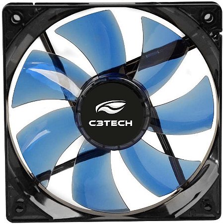 COOLER FAN C3TECH F7-L100BL STORM 12CM AZUL