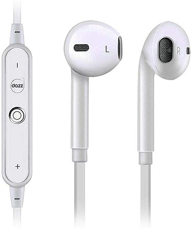 FONE DE OUVIDO DAZZ INTRA-AURICULAR ISOUND BLUETOOTH V4.1 BRANCO