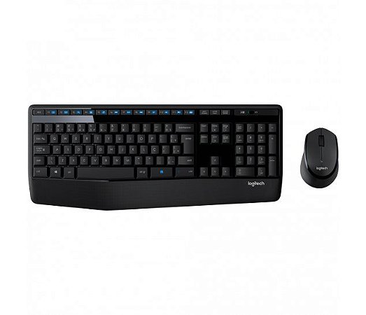 KIT TECLADO E MOUSE SEM FIO WIRELESS LOGITECH MK345