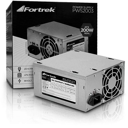 FONTE ATX 200W PWS2003 FORTEK