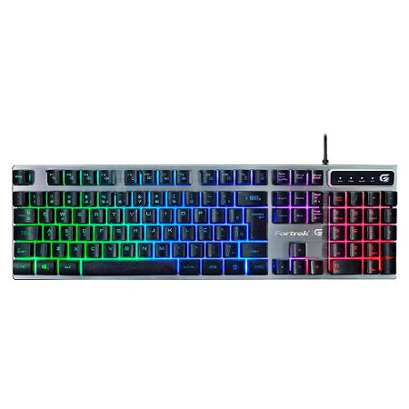 TECLADO USB GAMER RGB FORTREK VICKERS