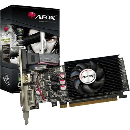 PLACA DE VÍDEO AFOX GEFORCE GT610 1GB DDR3 64 BITS AF610-1024D3L5