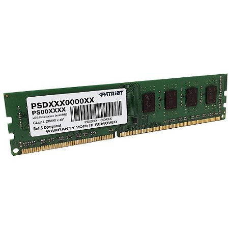 MEMÓRIA DESKTOP PATRIOT 8GB DDR3 1600MHZ 15V PSD38G16002