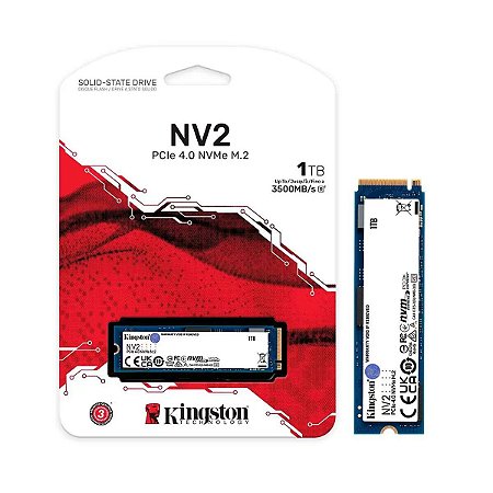 SSD KINGSTON NV2 1TB M2 2280 NVME PCIE 40 SNV2S1000G