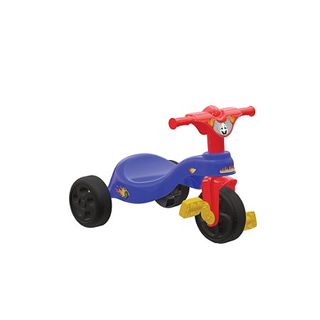 Triciclo Fast Azul Velotrol Veiculo Infantil Menino Criança - EF SHOP