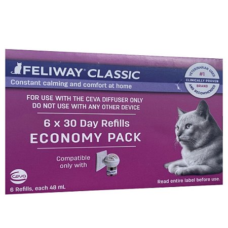 Kit Feliway Classic Pacote Com 6 Refis