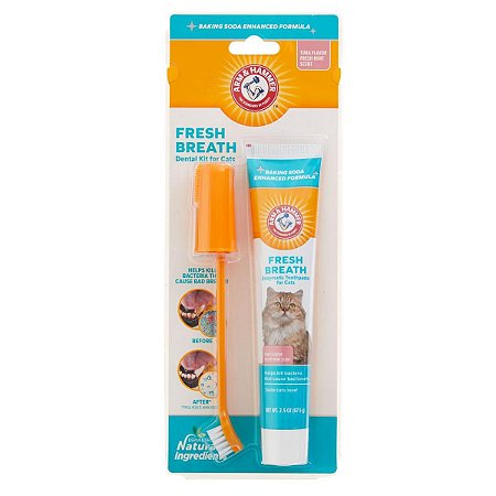 Kit Pasta Dental Arm & Hammer para Gatos 67,5gr