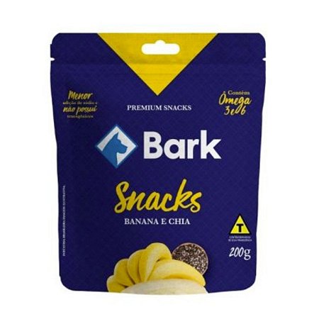 petisco para cães bark snack premium omega 3 e 6 - 200g