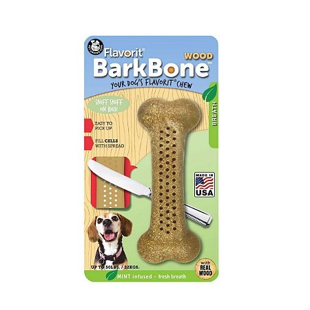 brinquedo osso pet p/ roer pet qwerks barkbone tam M