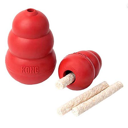 Brinquedo para Cães Recheável Kong Classic- Vermelho