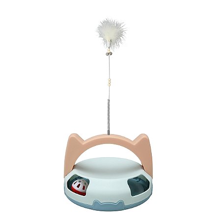 Brinquedo Interativo para Gatos com Guizo e Bolinha