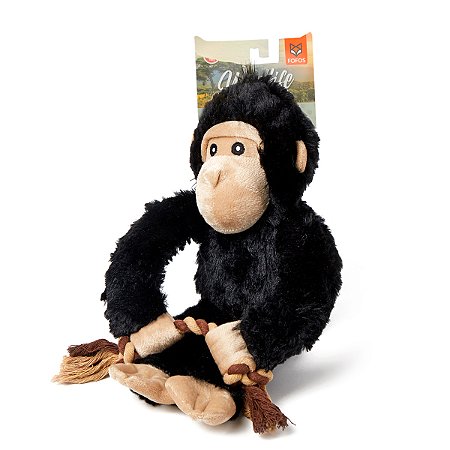 Brinquedo Pelúcia Bichinho Gorila Pet