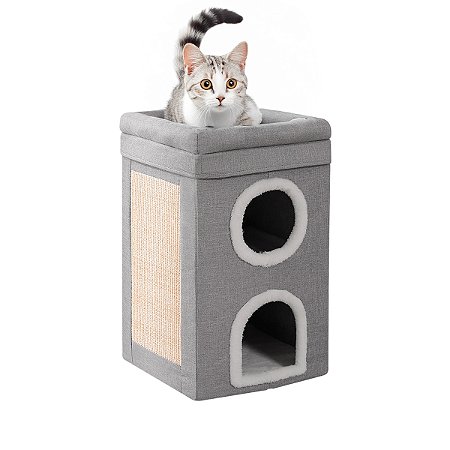 Casa Cama Arranhador para gatos 3 andares