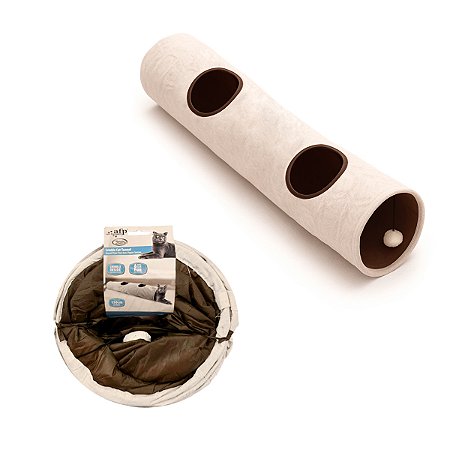 Túnel Classic Comfort para Gatos 150 cm AFP com Som de Amassar