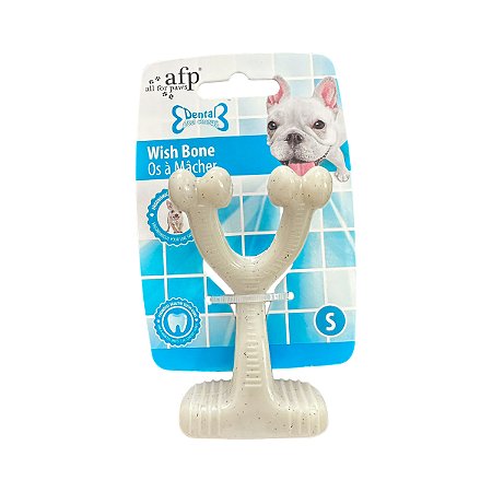 Osso Mordedor para Cães Mordida Forte Limpa Dentes - P